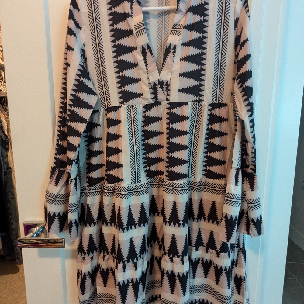 Comfy print dress
